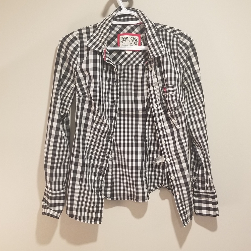 💥MOVING SALE💥 EVERYTHING MUST GO ❤️‍🔥 BNWOT Guess Plaid Button Up